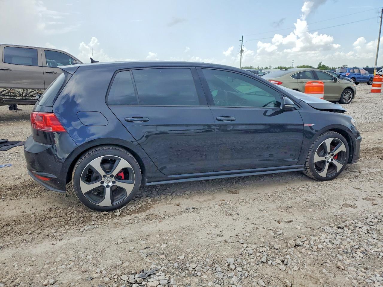 2017 Volkswagen Gti S Black vin: 3VW5T7AUXHM012007