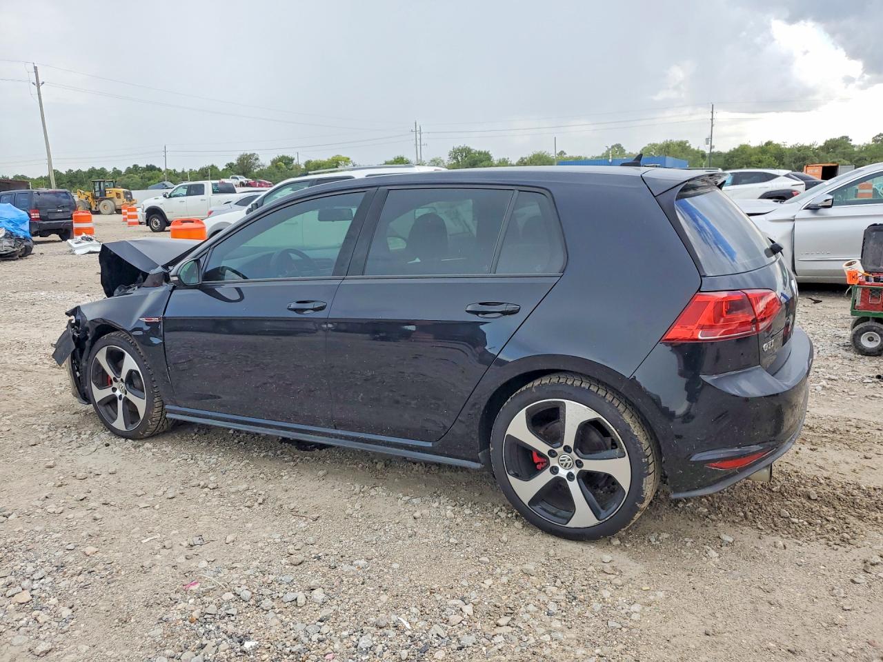 2017 Volkswagen Gti S Черный vin: 3VW5T7AUXHM012007