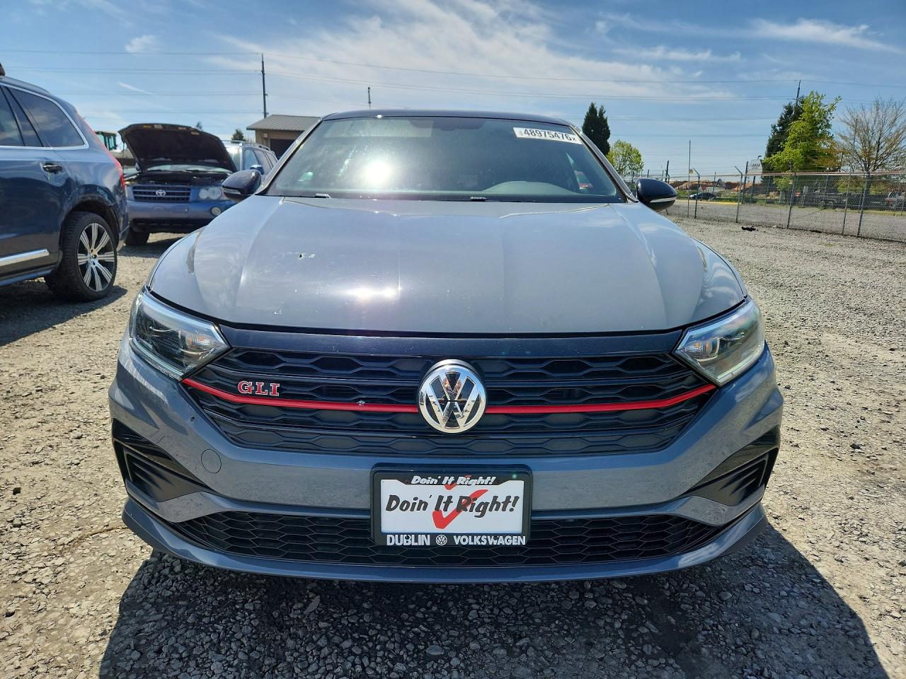 2019 Volkswagen Jetta Gli Угольный vin: 3VW5T7BU7KM172450