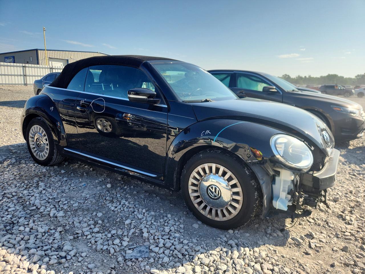 2014 Volkswagen Beetle Black vin: 3VW5X7AT4EM801597