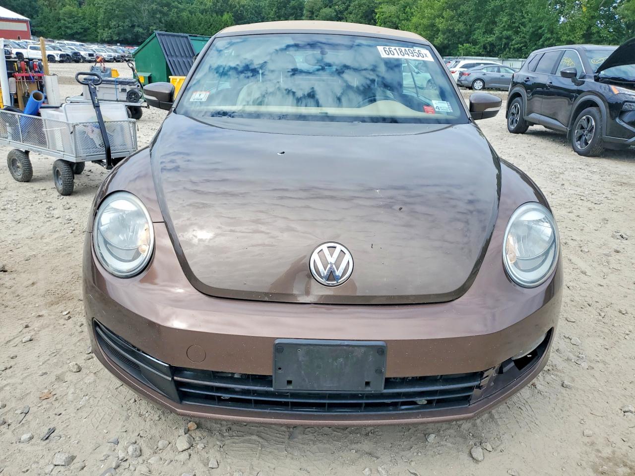 2013 Volkswagen Beetle Brown vin: 3VW5X7AT5DM823929