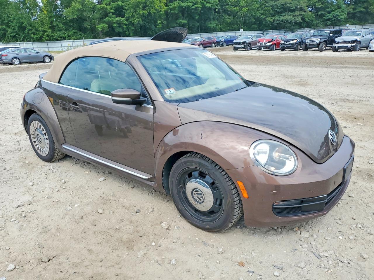 2013 Volkswagen Beetle Brown vin: 3VW5X7AT5DM823929