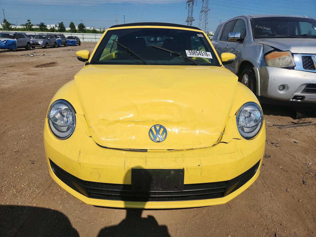 2013 Volkswagen Beetle Желтый vin: 3VW5X7AT6DM821459