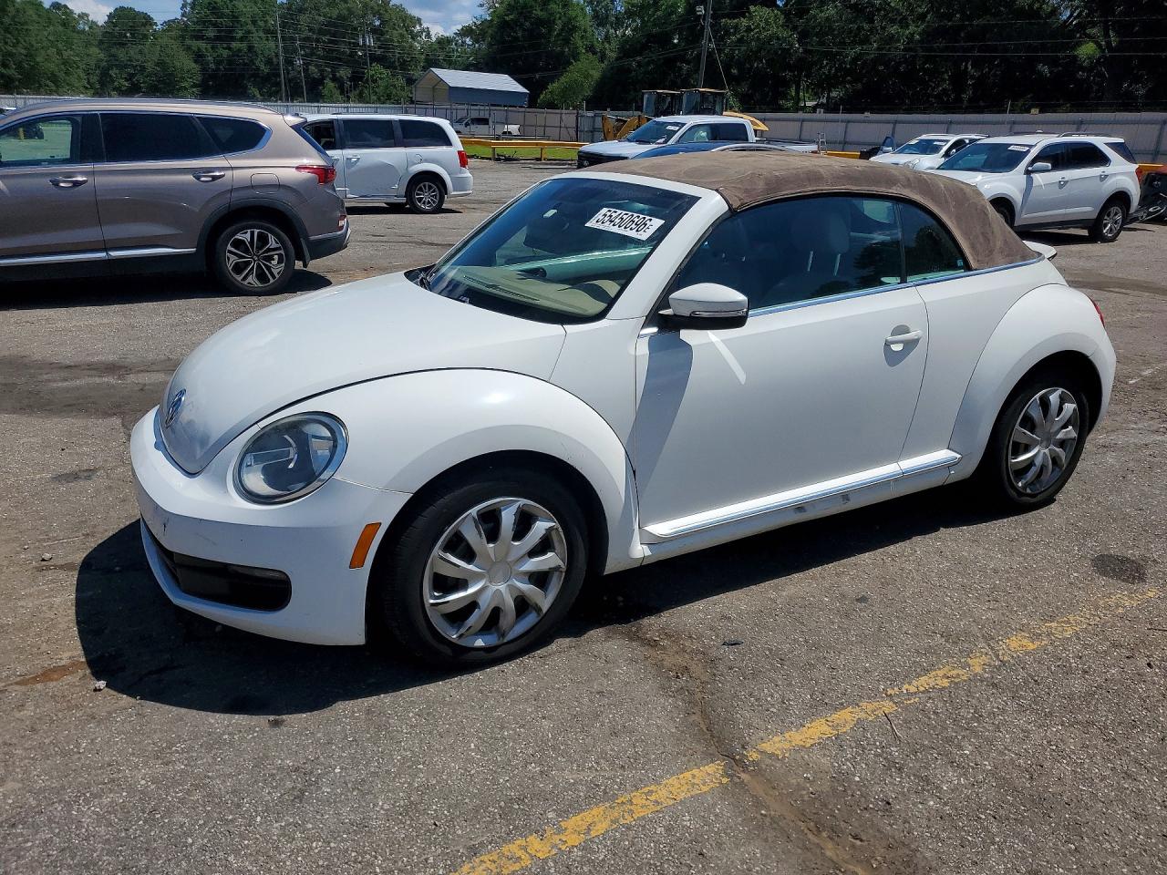 2013 Volkswagen Beetle White vin: 3VW5X7AT6DM826046