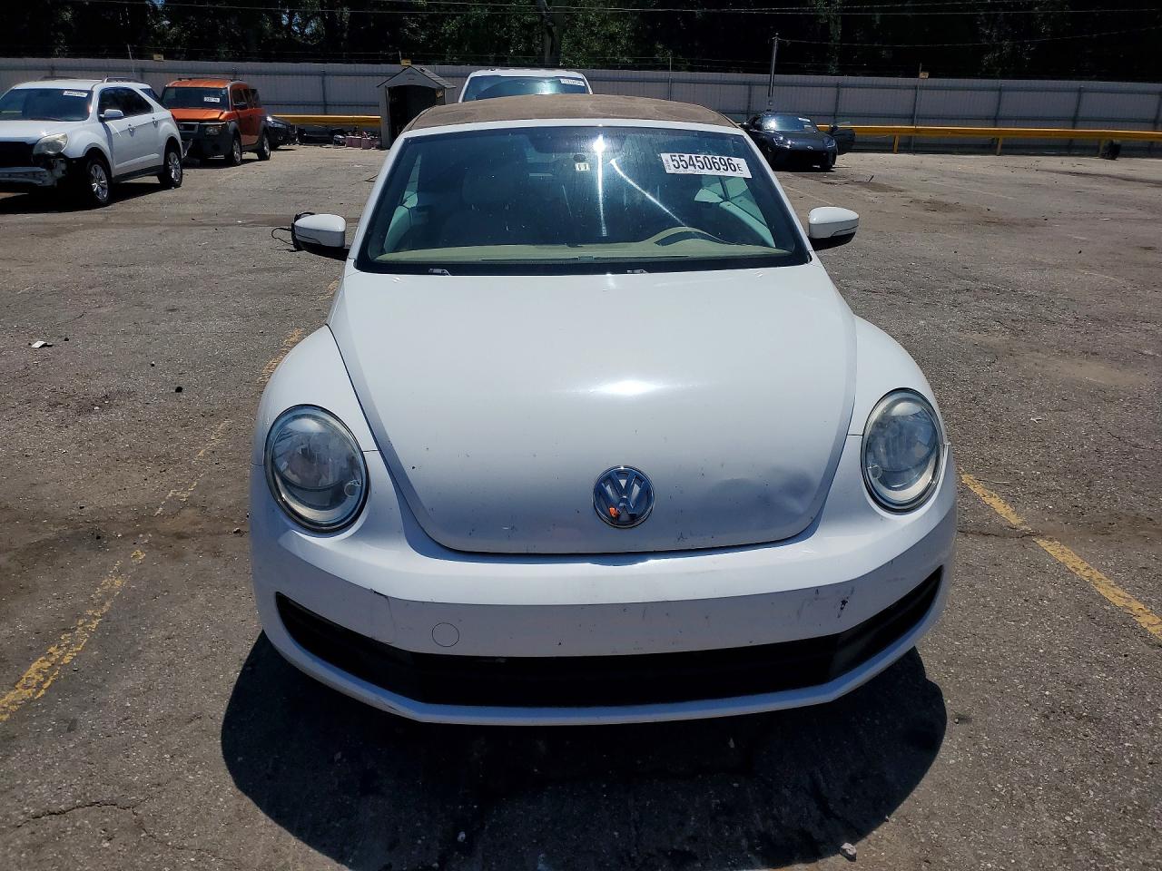 2013 Volkswagen Beetle White vin: 3VW5X7AT6DM826046