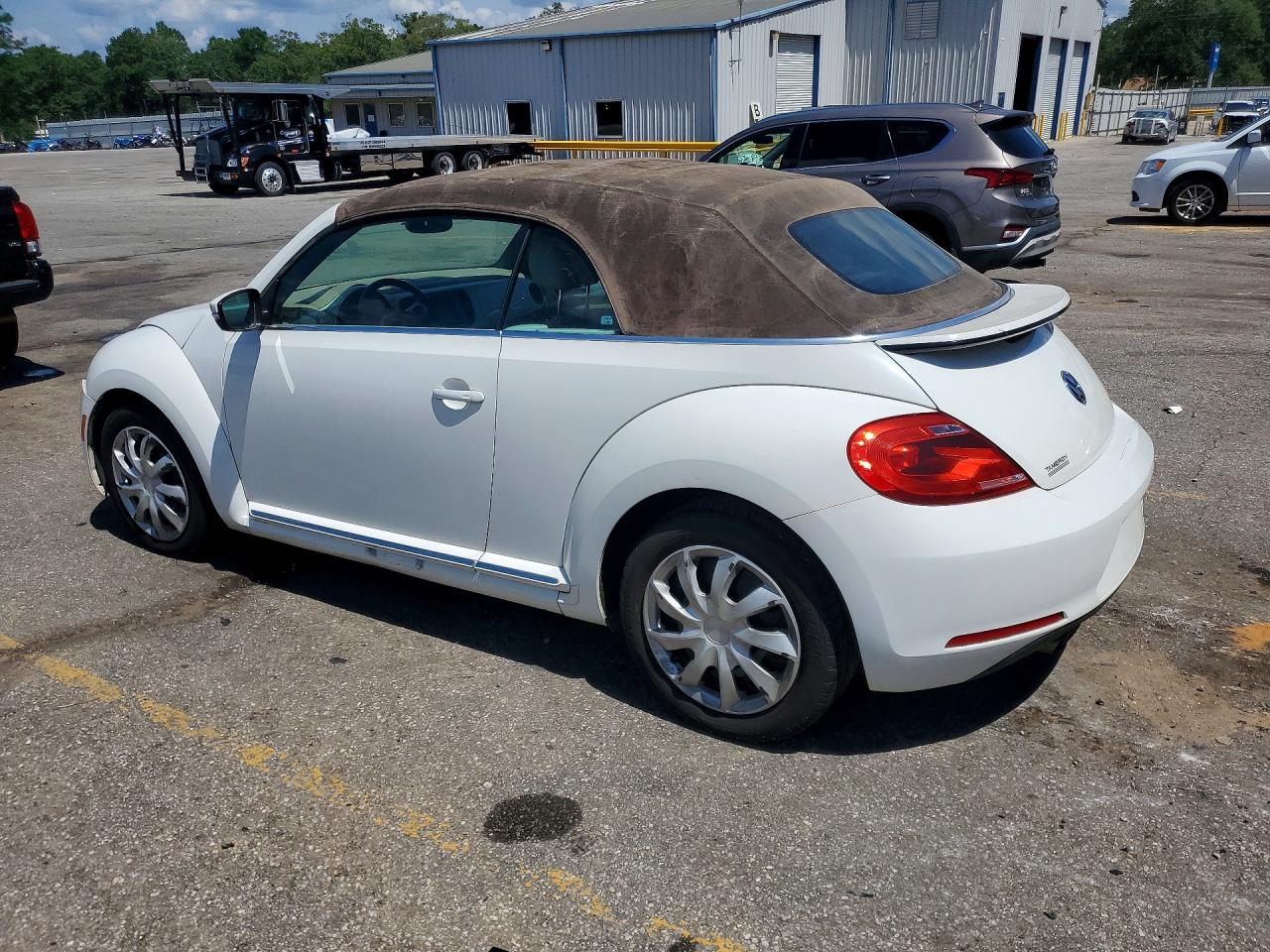 2013 Volkswagen Beetle White vin: 3VW5X7AT6DM826046