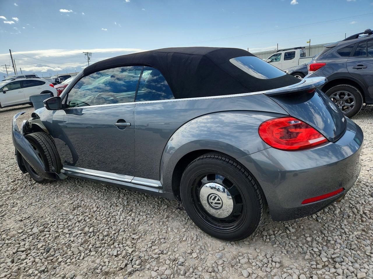 2013 Volkswagen Beetle Gray vin: 3VW5X7ATXDM827135
