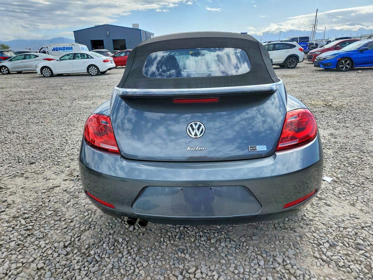 2013 Volkswagen Beetle Gray vin: 3VW5X7ATXDM827135