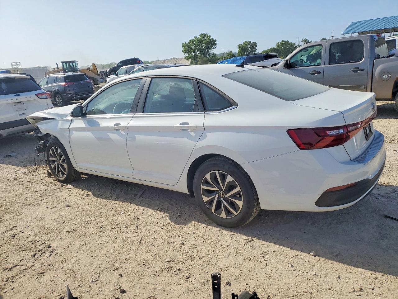 2025 Volkswagen Jetta S White vin: 3VW5X7BU4SM109651