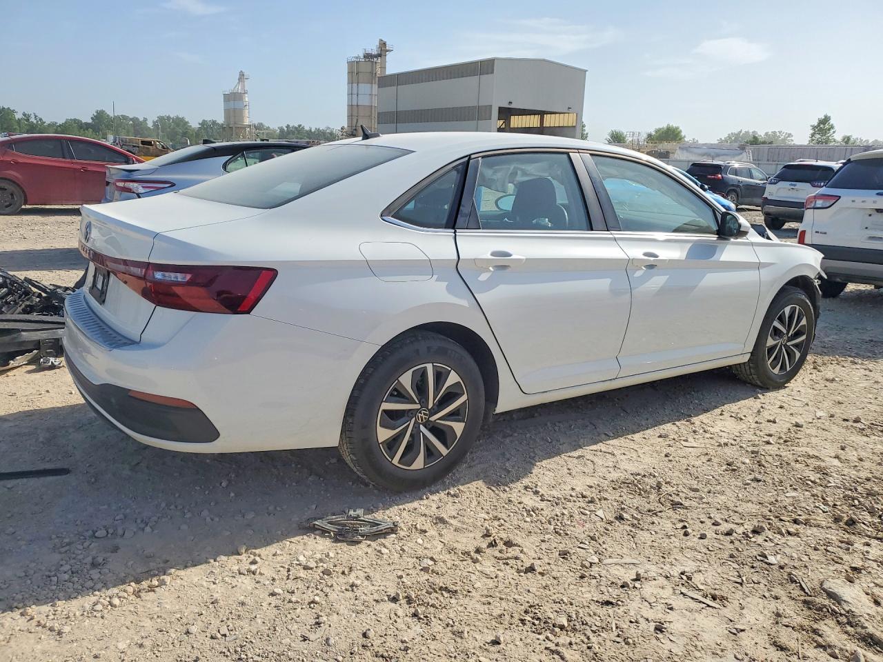 2025 Volkswagen Jetta S White vin: 3VW5X7BU4SM109651