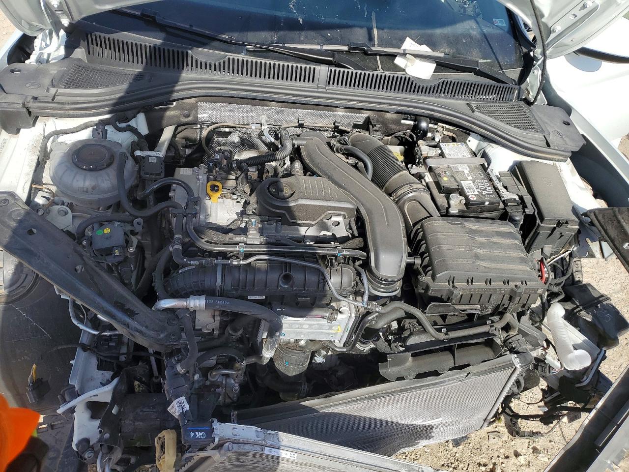 2025 Volkswagen Jetta S White vin: 3VW5X7BU4SM109651