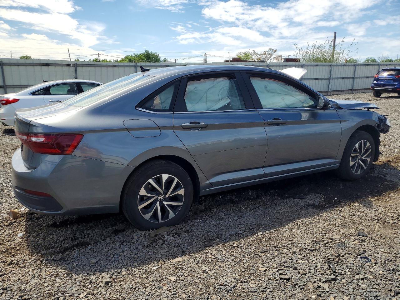 2025 Volkswagen Jetta S Gray vin: 3VW5X7BU7SM042673