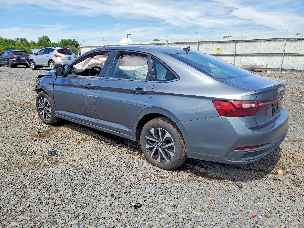 2025 Volkswagen Jetta S Gray vin: 3VW5X7BU7SM042673