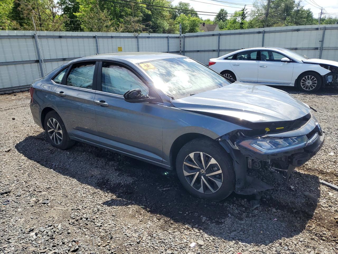 2025 Volkswagen Jetta S Gray vin: 3VW5X7BU7SM042673