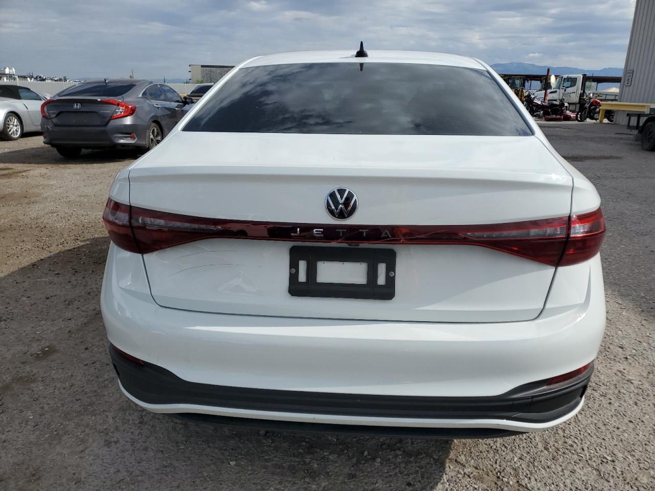 2025 Volkswagen Jetta S Белый vin: 3VW5X7BU7SM048635