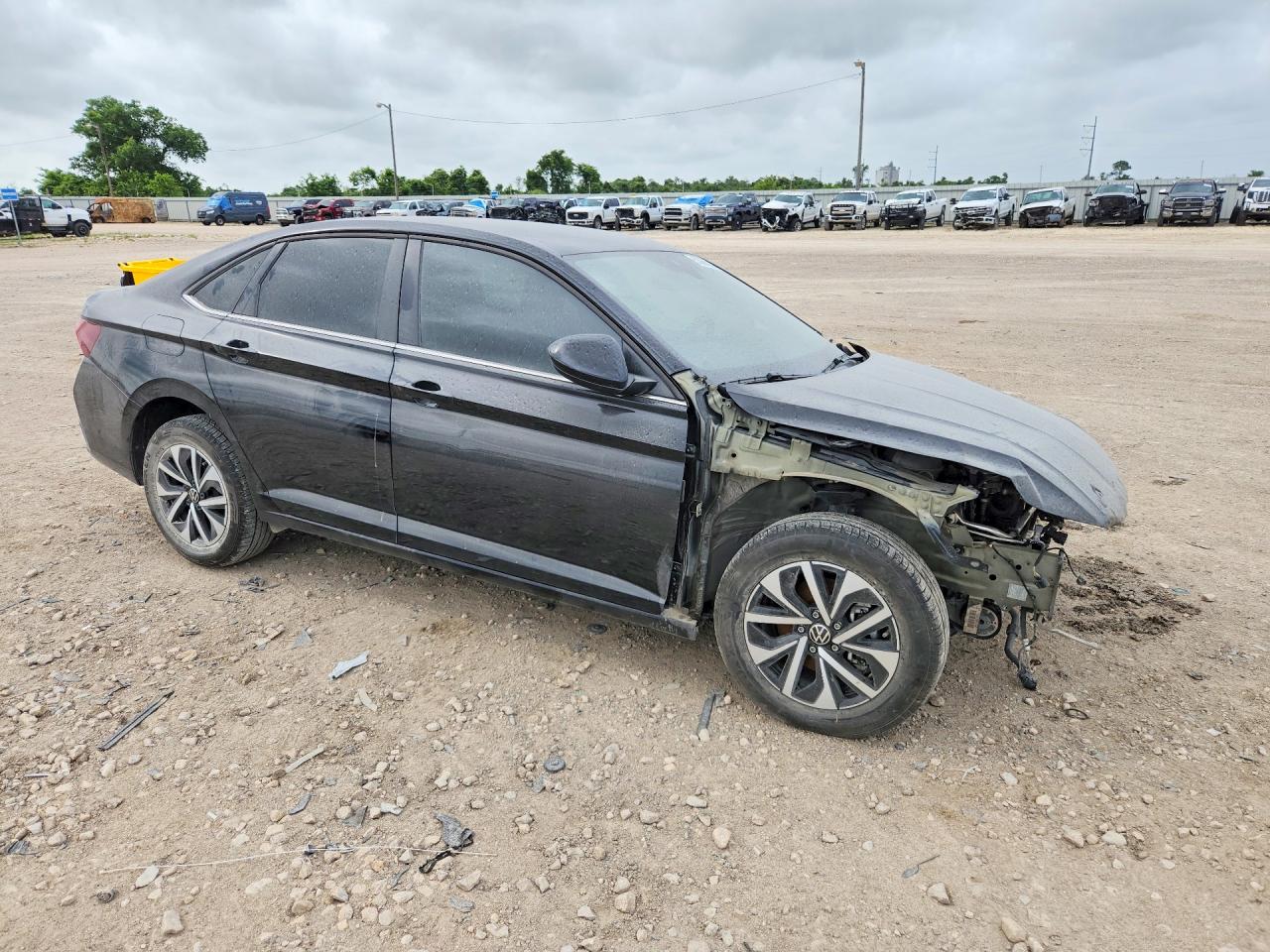 2025 Volkswagen Jetta S Black vin: 3VW5X7BU9SM069602