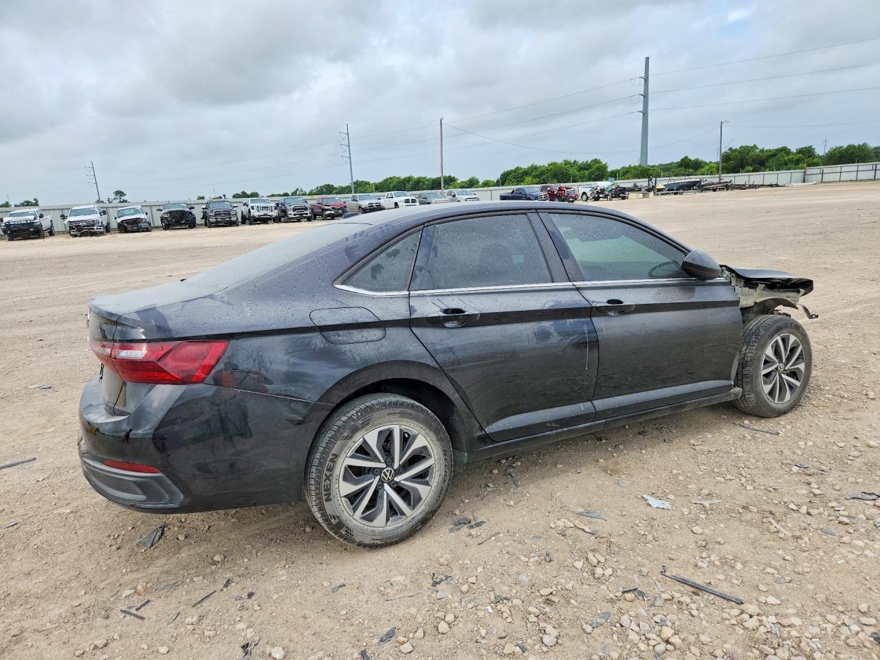 2025 Volkswagen Jetta S Black vin: 3VW5X7BU9SM069602