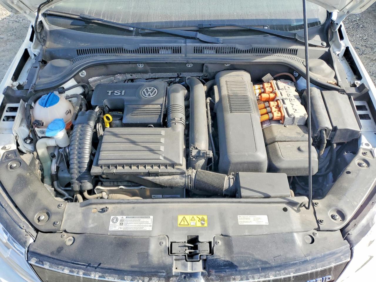 2013 Volkswagen Jetta Hybrid Белый vin: 3VW637AJ1DM251126