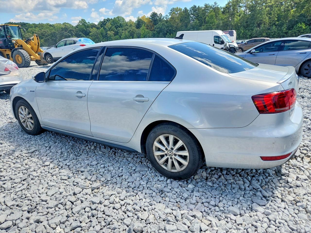2013 Volkswagen Jetta Hybrid Silver vin: 3VW637AJ1DM306917