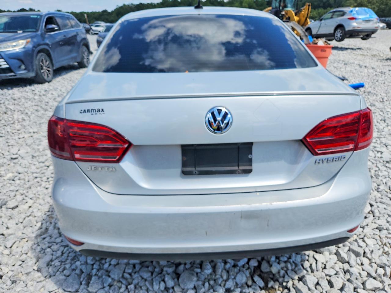 2013 Volkswagen Jetta Hybrid Silver vin: 3VW637AJ1DM306917