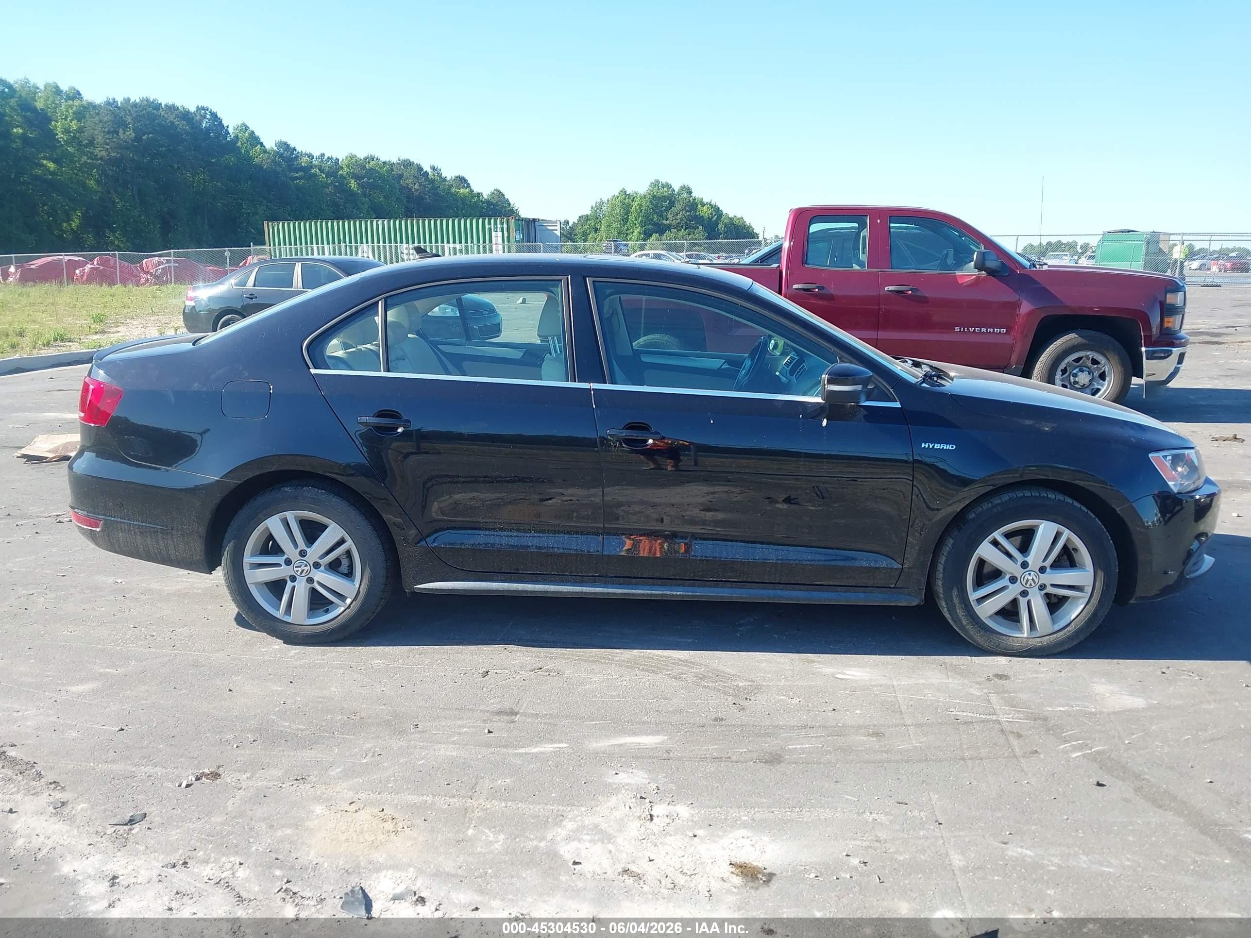 2013 Volkswagen Jetta Hybrid Sel Черный vin: 3VW637AJ2DM286466