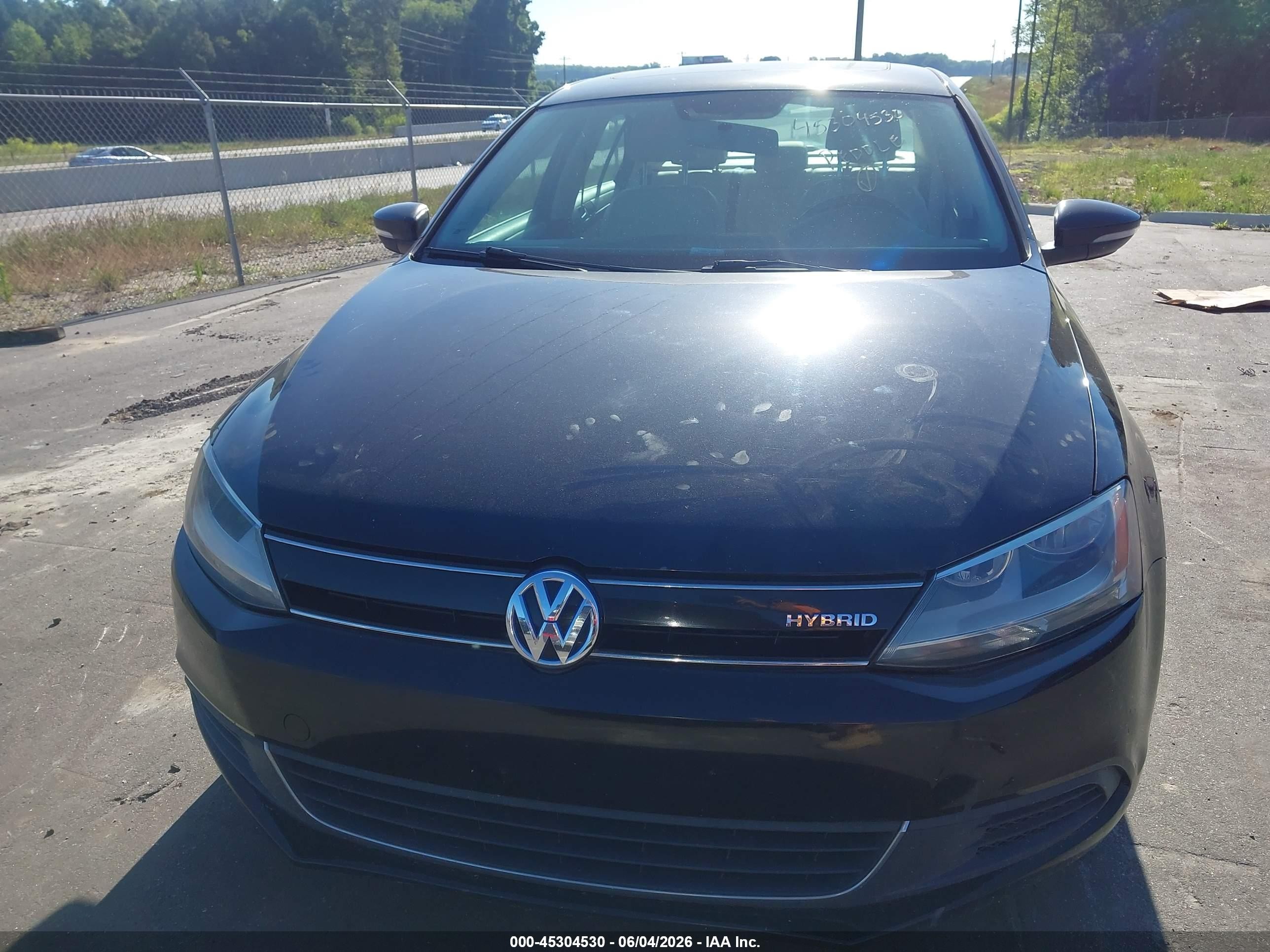 2013 Volkswagen Jetta Hybrid Sel Черный vin: 3VW637AJ2DM286466