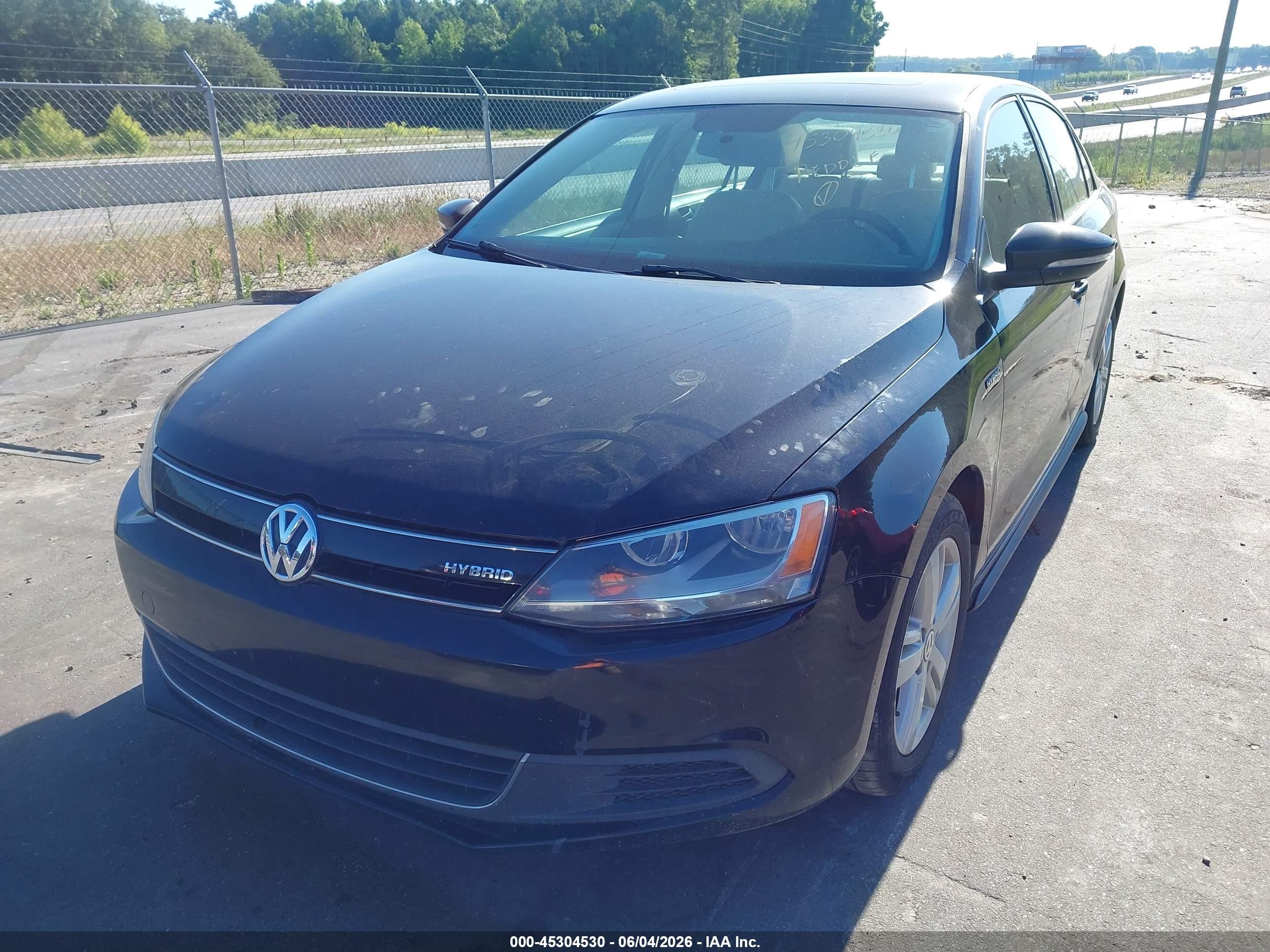 2013 Volkswagen Jetta Hybrid Sel Черный vin: 3VW637AJ2DM286466