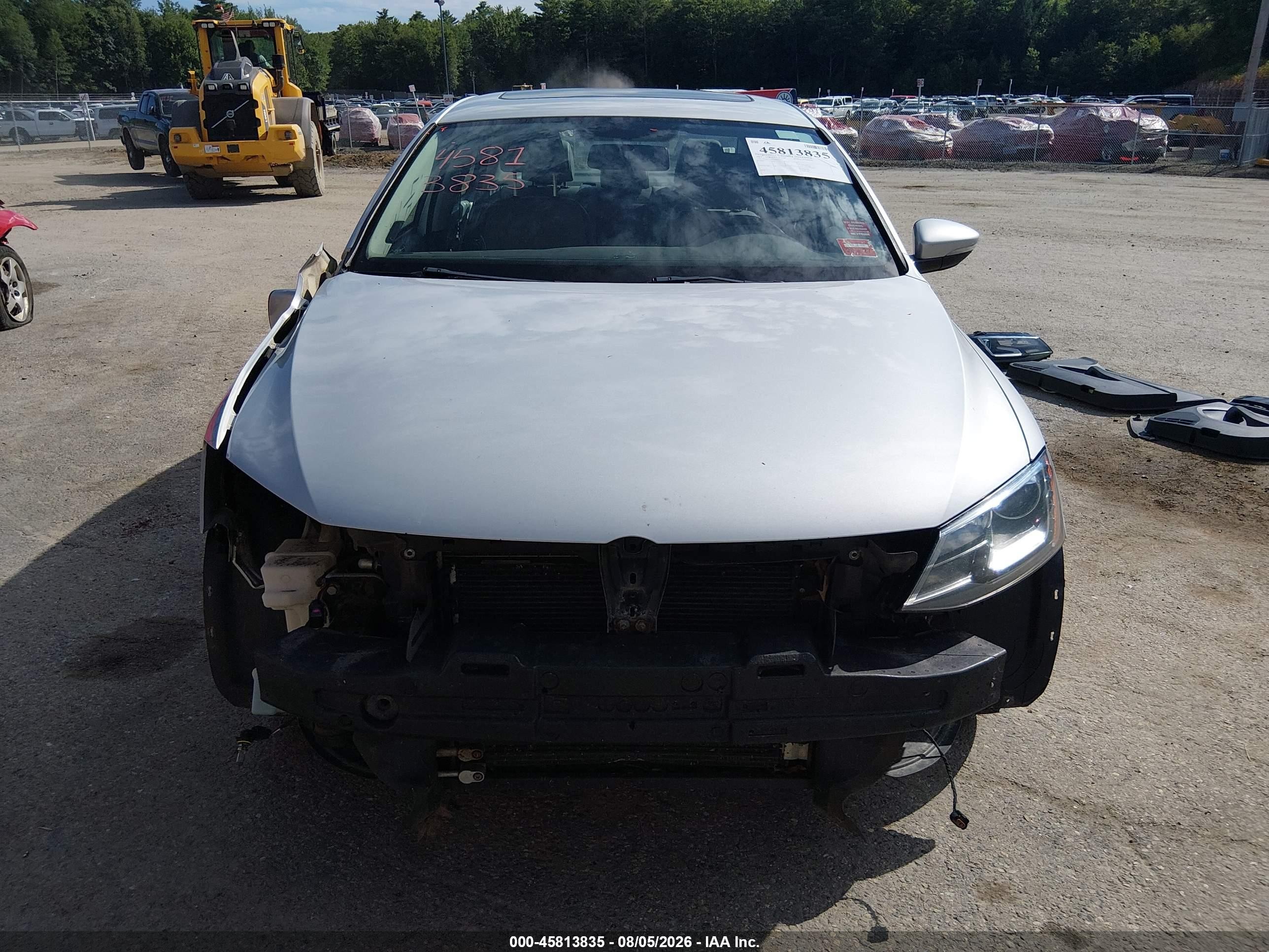 2013 Volkswagen Jetta Hybrid Sel Premium Silver vin: 3VW637AJ2DM297693