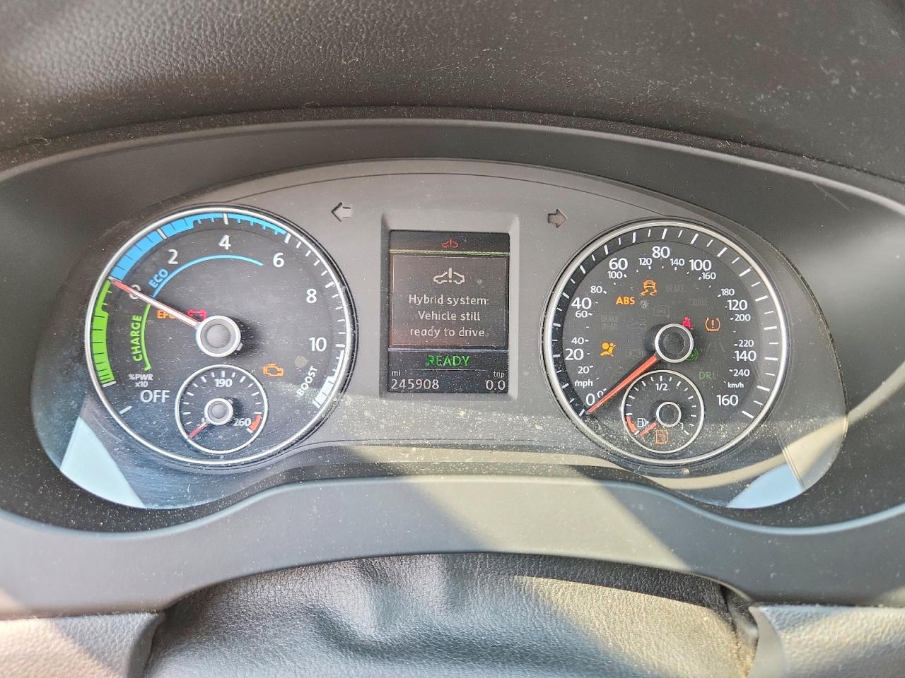 2014 Volkswagen Jetta Hybrid Black vin: 3VW637AJ2EM208609