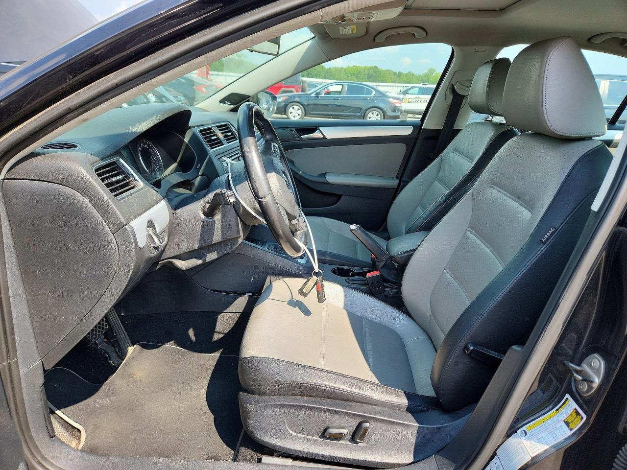 2014 Volkswagen Jetta Hybrid Black vin: 3VW637AJ2EM208609