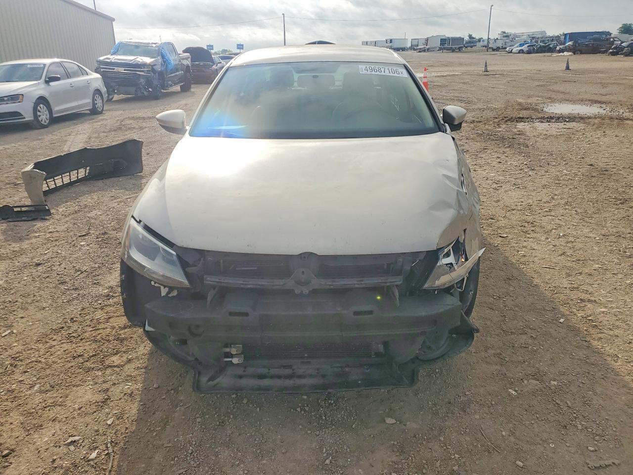 2014 Volkswagen Jetta Hybrid Gold vin: 3VW637AJ2EM214569