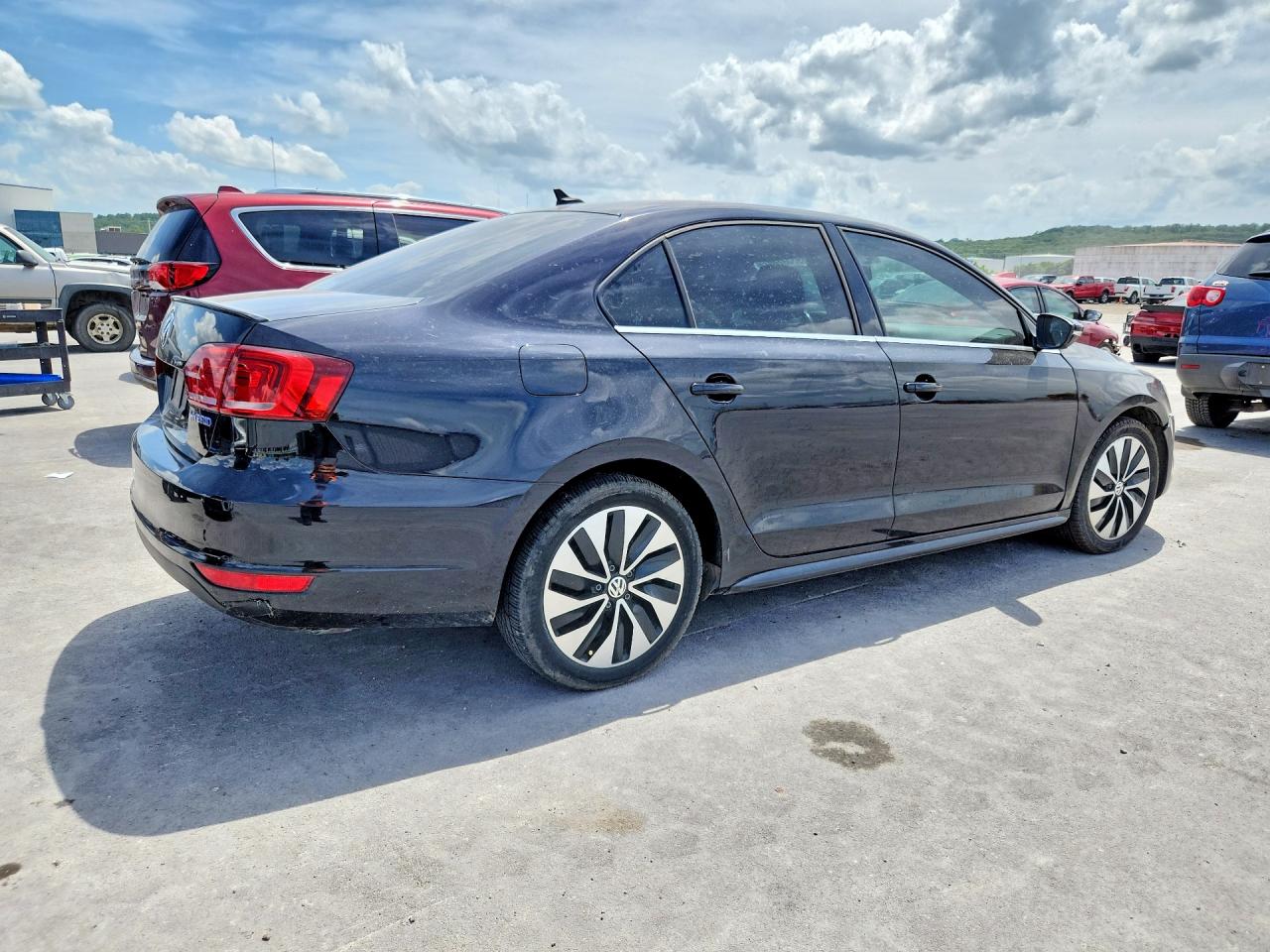 2013 Volkswagen Jetta Hybrid Угольный vin: 3VW637AJ3DM259342