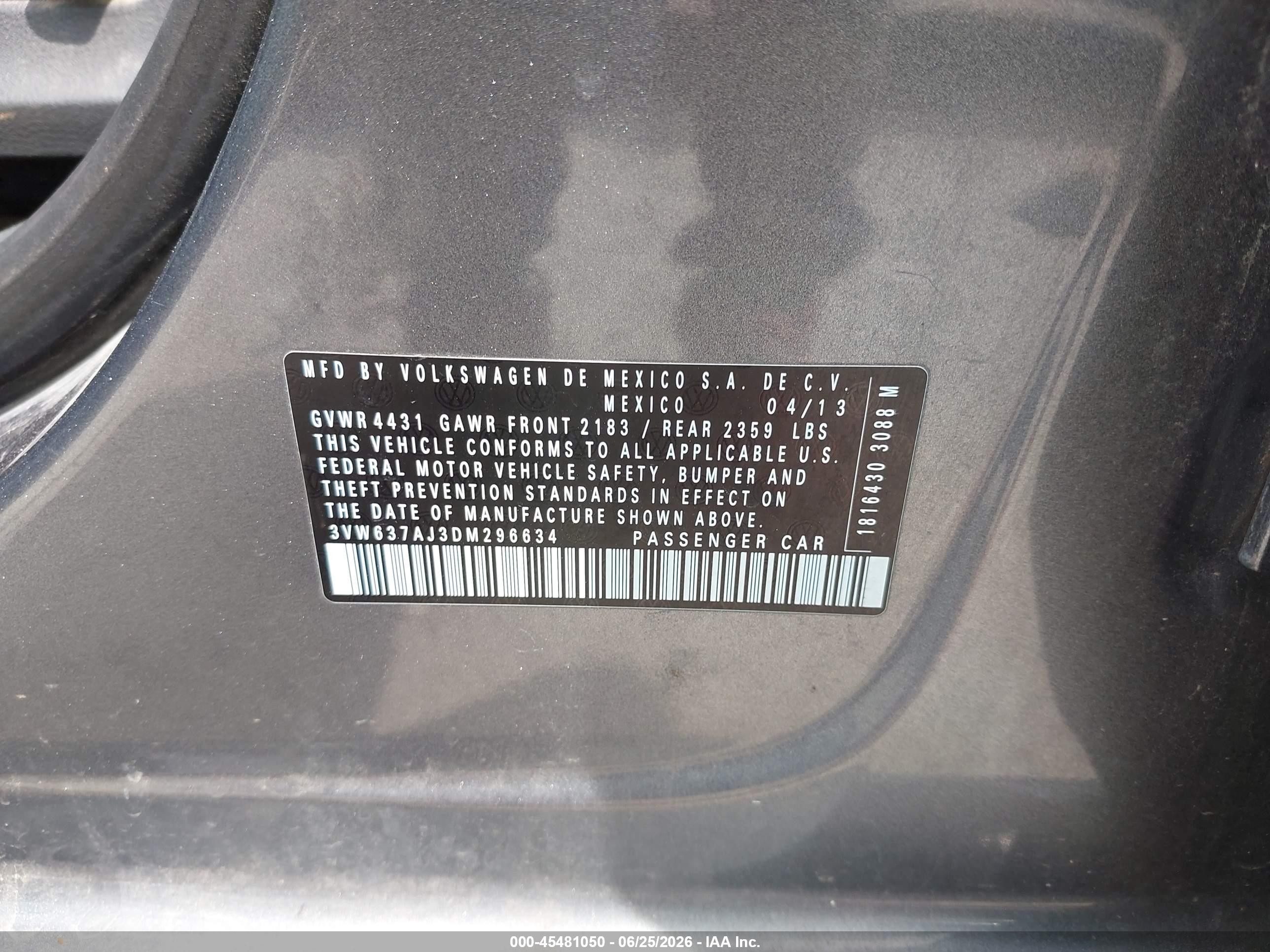 2013 Volkswagen Jetta Hybrid Sel Gray vin: 3VW637AJ3DM296634