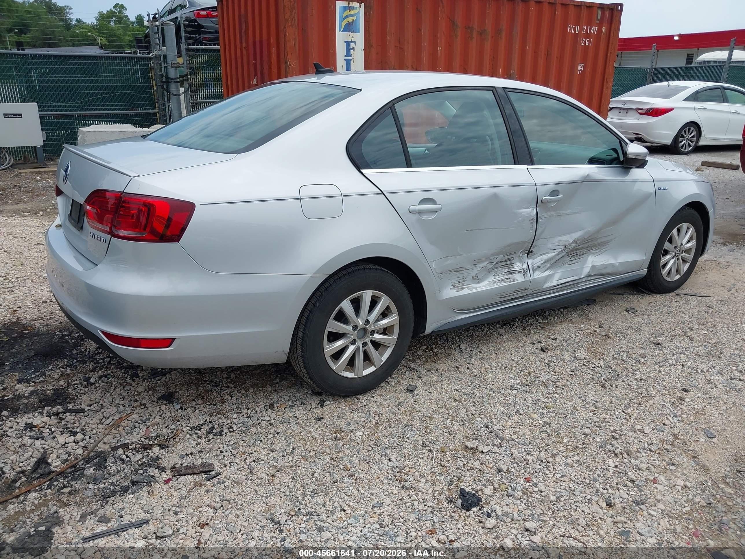 2013 Volkswagen Jetta Hybrid Se Серебряный vin: 3VW637AJ3DM308815
