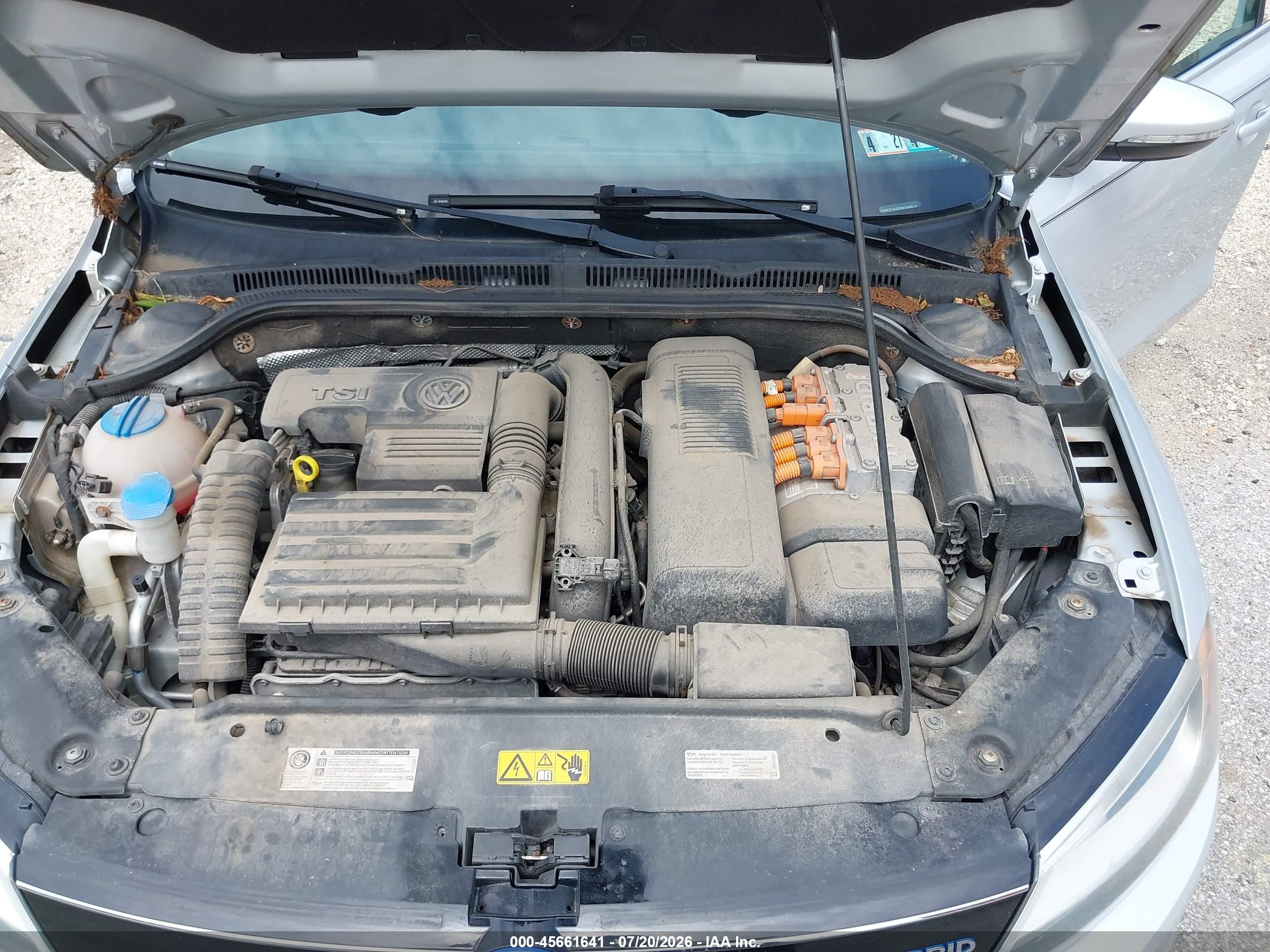 2013 Volkswagen Jetta Hybrid Se Серебряный vin: 3VW637AJ3DM308815