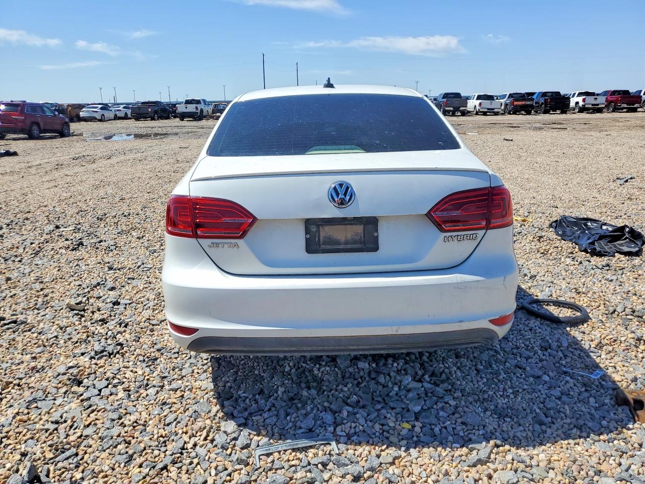 2013 Volkswagen Jetta White vin: 3VW637AJ3DM313481