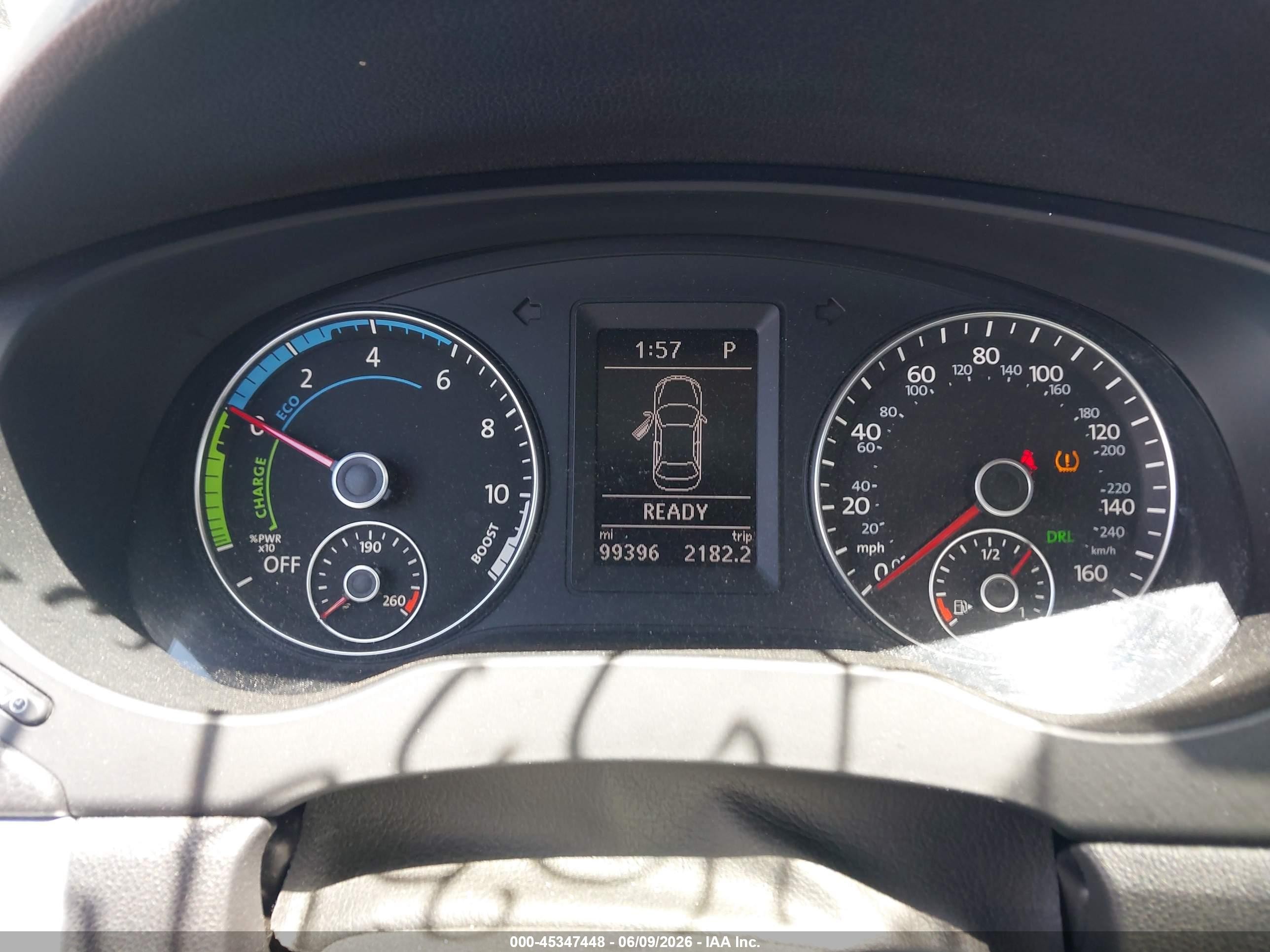 2013 Volkswagen Jetta Hybrid Sel Premium Синий vin: 3VW637AJ4DM214376