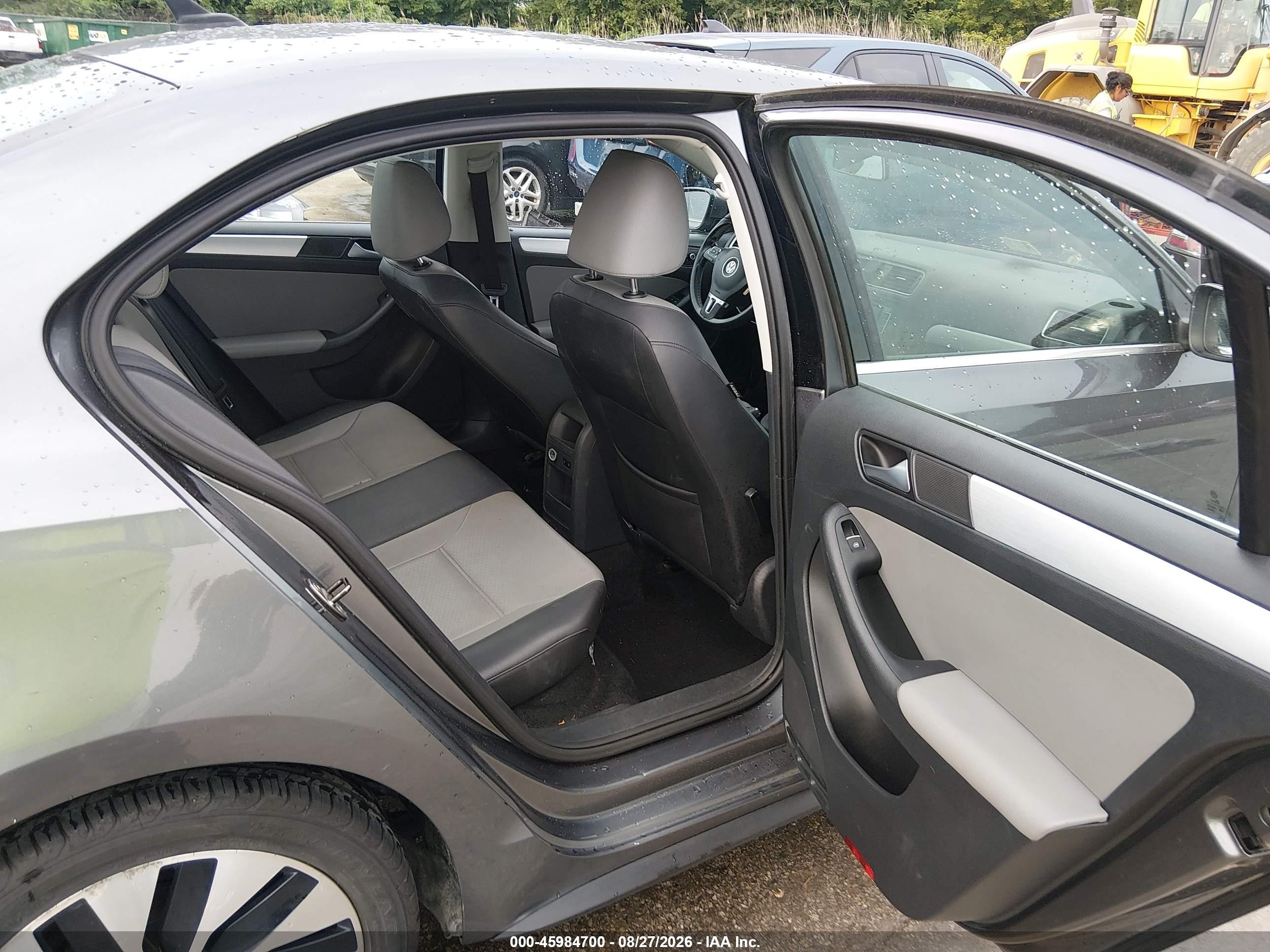 2014 Volkswagen Jetta Hybrid Sel Premium Серый vin: 3VW637AJ4EM277186