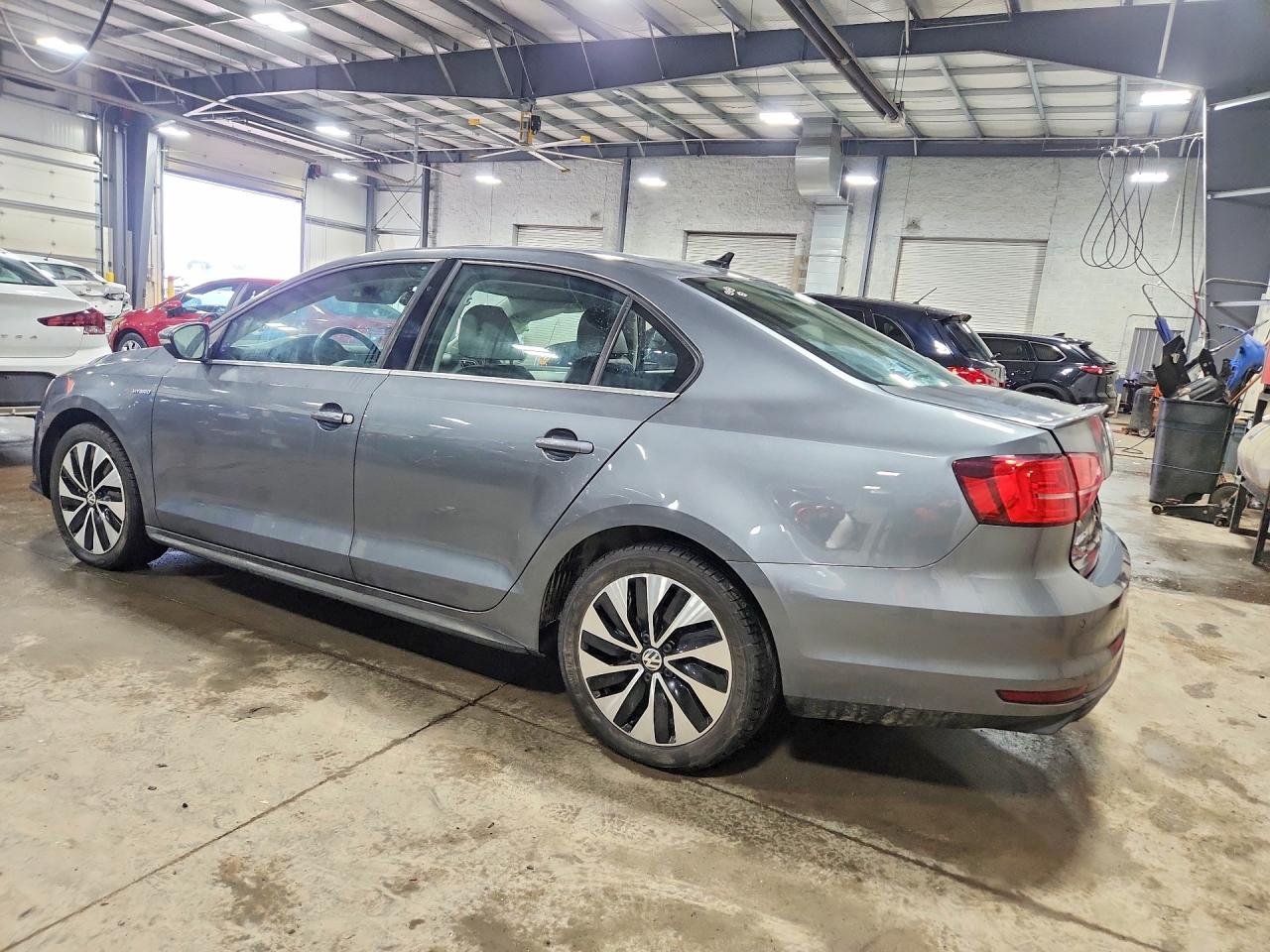 2015 Volkswagen Jetta Hybrid Серый vin: 3VW637AJ4FM403516