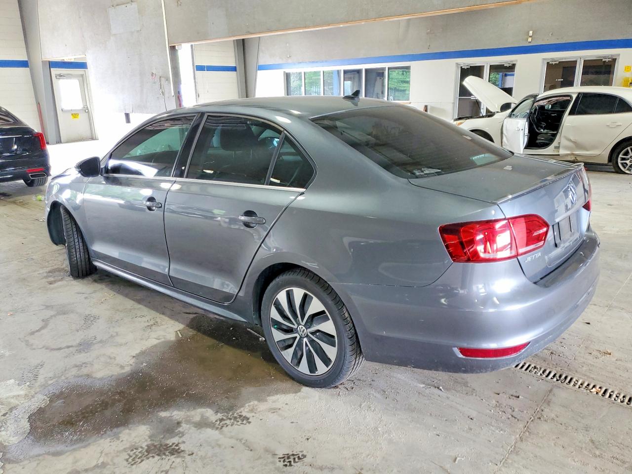 2013 Volkswagen Jetta Hybrid Gray vin: 3VW637AJ5DM224981