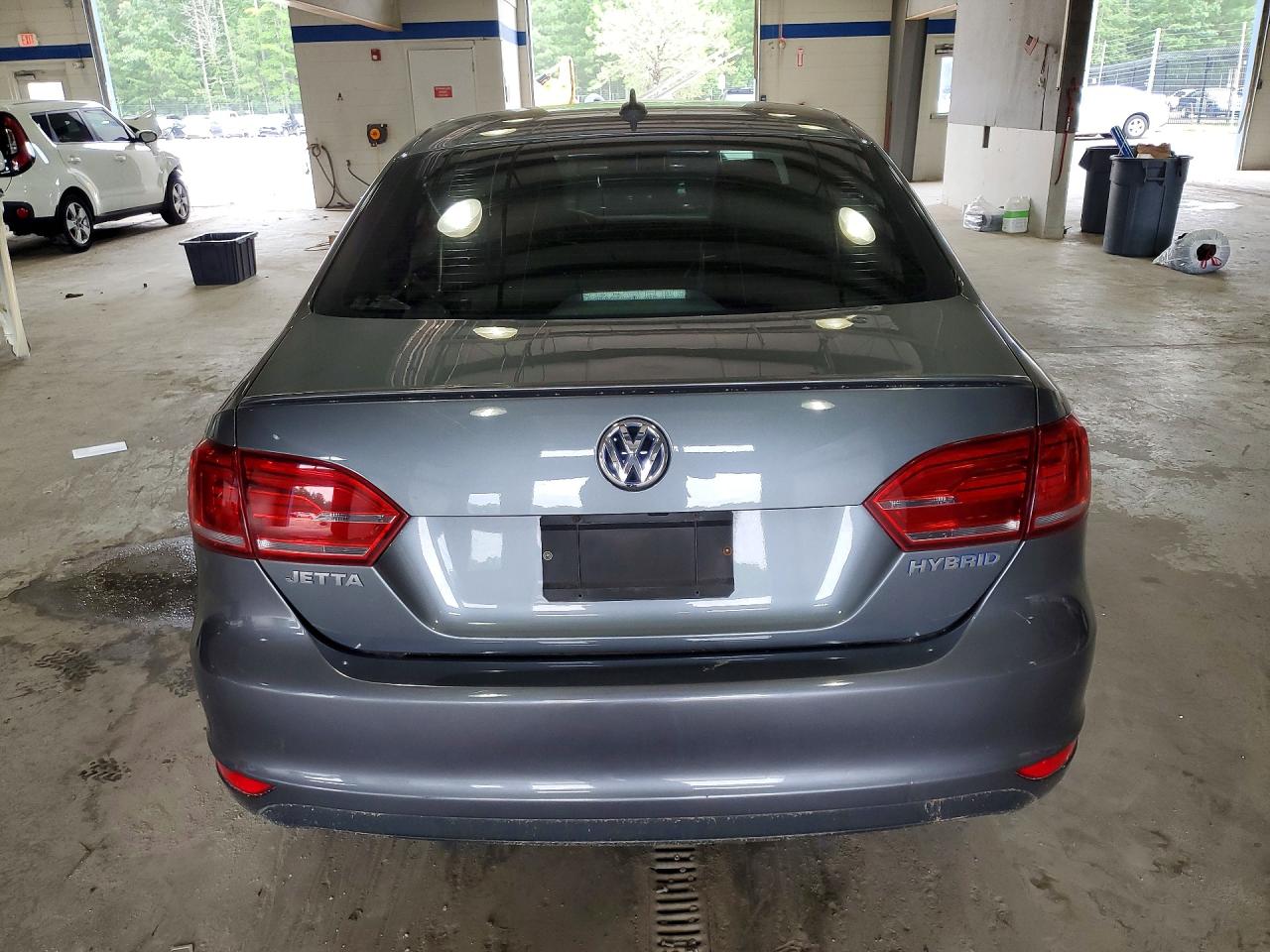 2013 Volkswagen Jetta Hybrid Gray vin: 3VW637AJ5DM224981