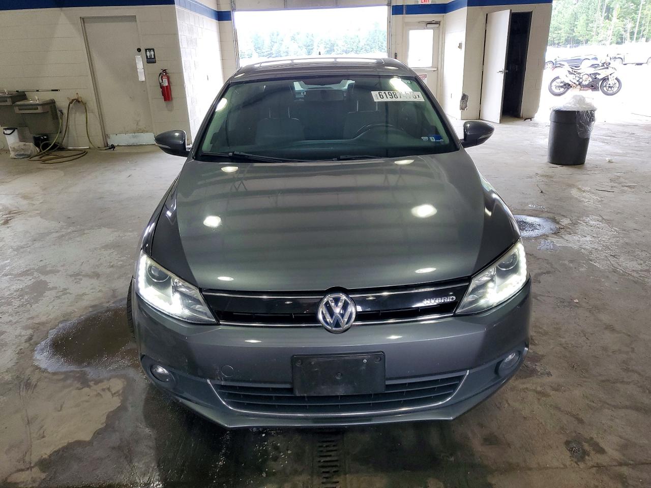 2013 Volkswagen Jetta Hybrid Gray vin: 3VW637AJ5DM224981