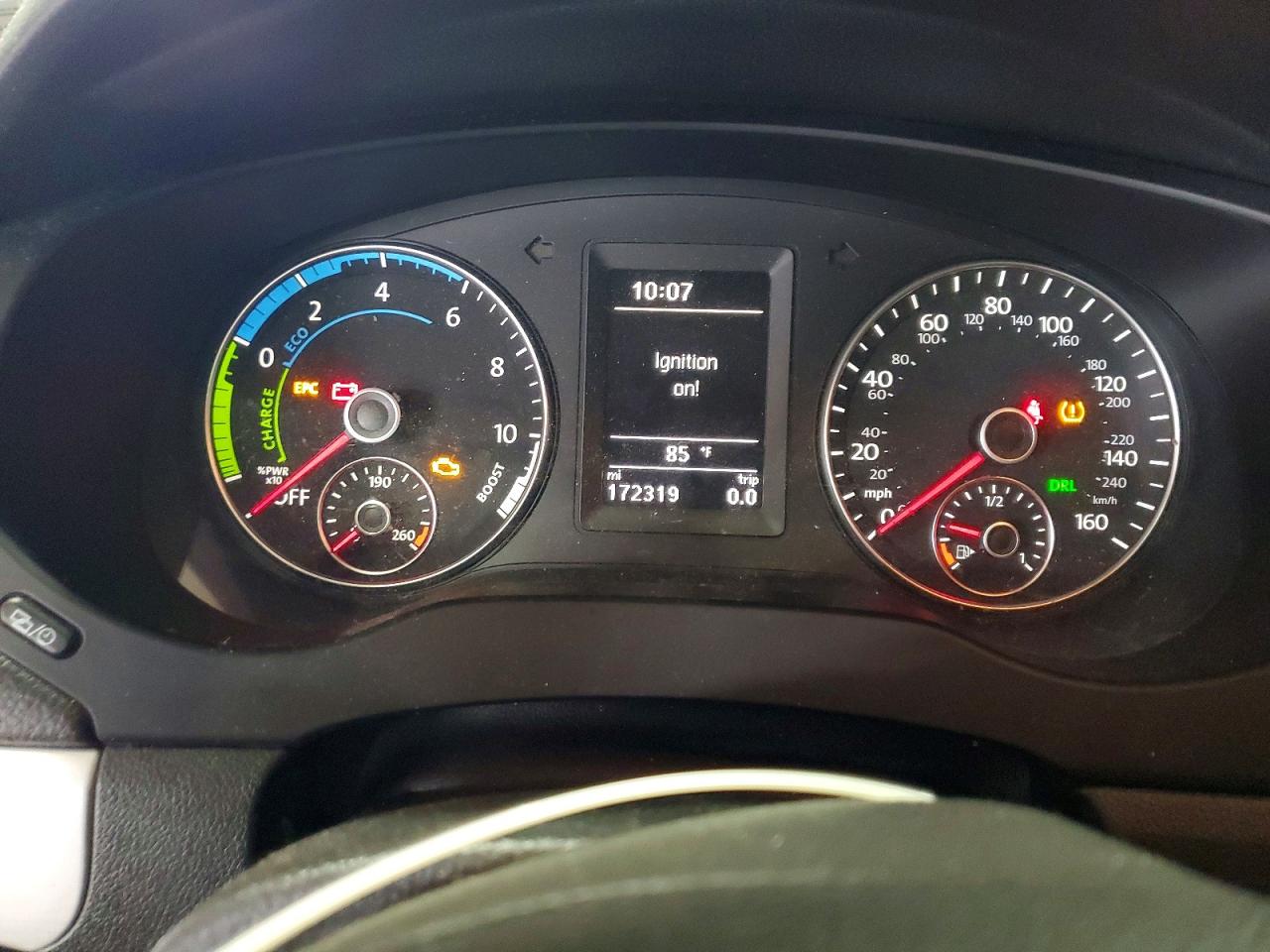 2013 Volkswagen Jetta Hybrid Gray vin: 3VW637AJ5DM224981