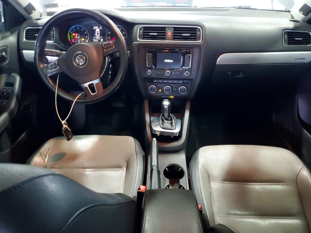 2013 Volkswagen Jetta Hybrid Gray vin: 3VW637AJ5DM224981