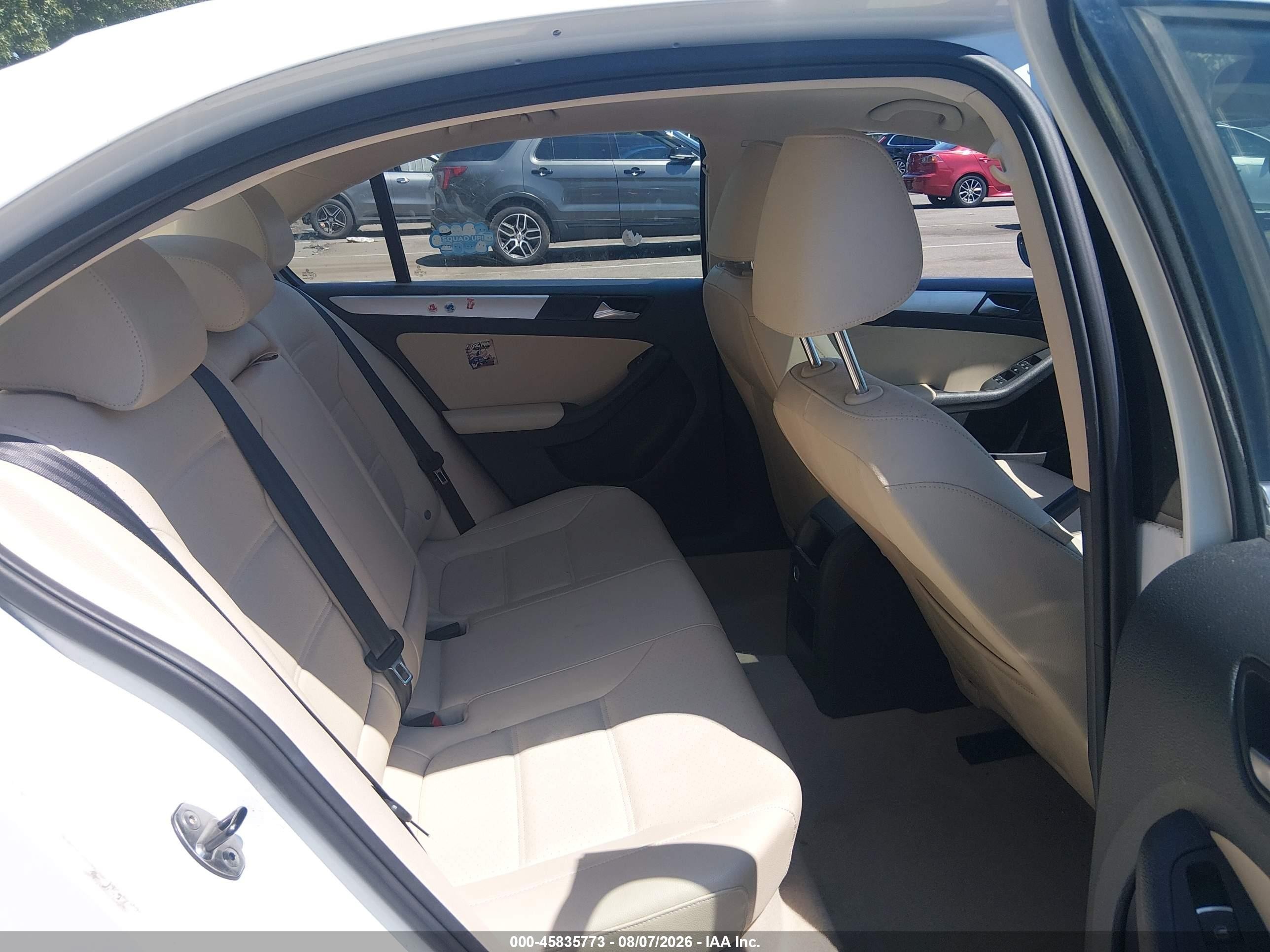 2014 Volkswagen Jetta Hybrid Sel White vin: 3VW637AJ5EM230166