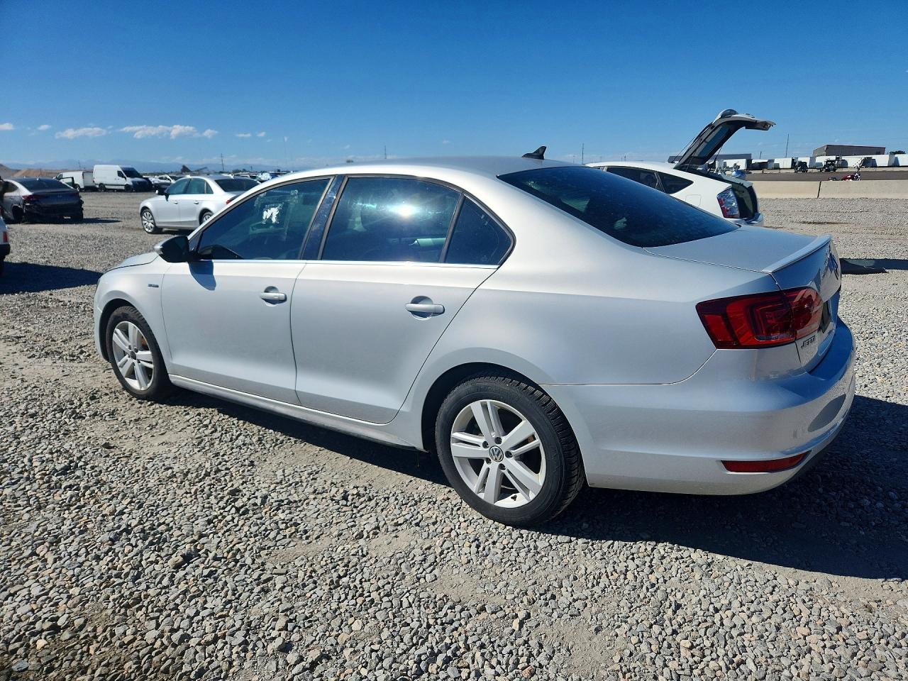 2013 Volkswagen Jetta Hybrid Серебряный vin: 3VW637AJ6DM231163