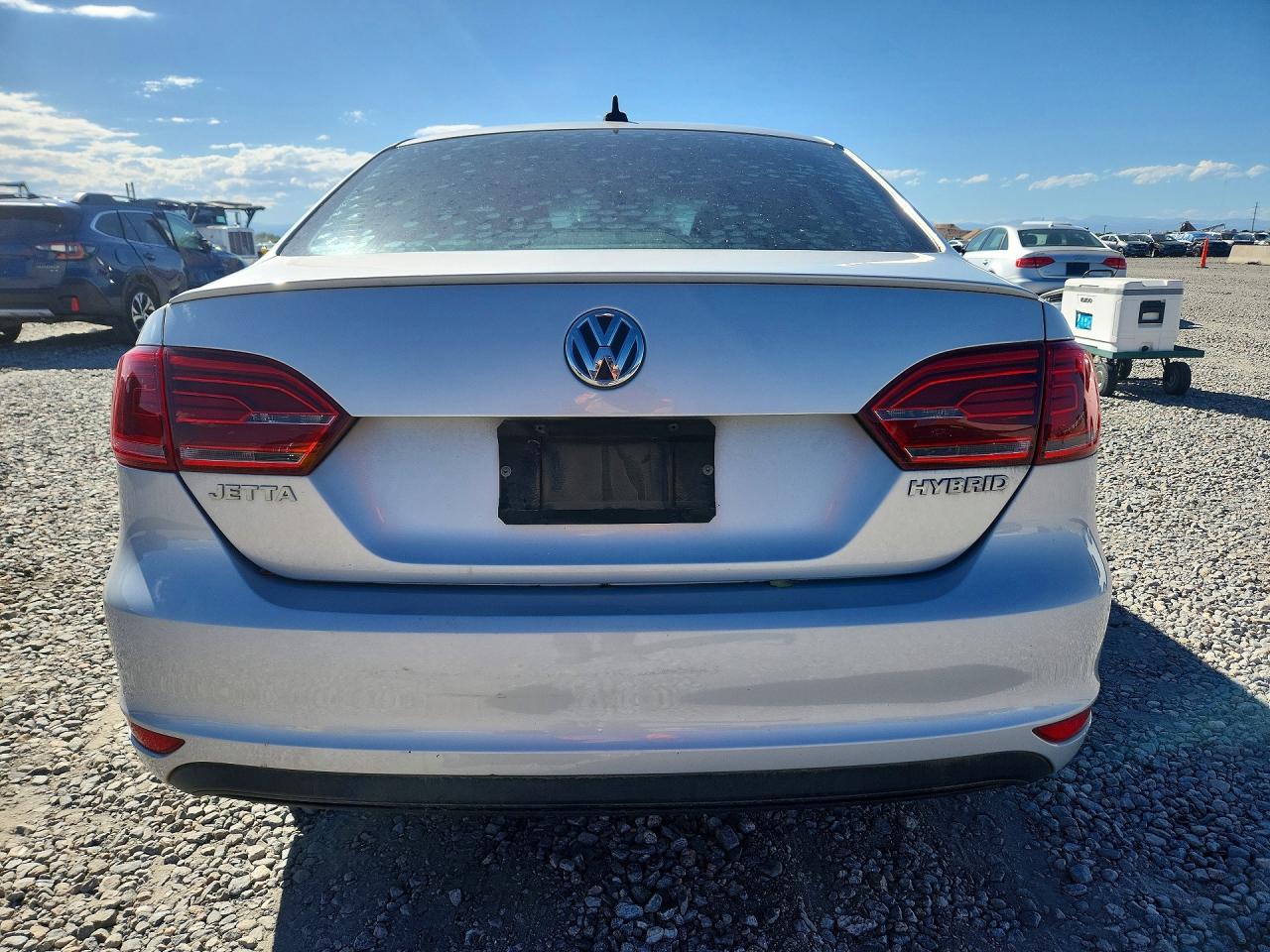 2013 Volkswagen Jetta Hybrid Серебряный vin: 3VW637AJ6DM231163