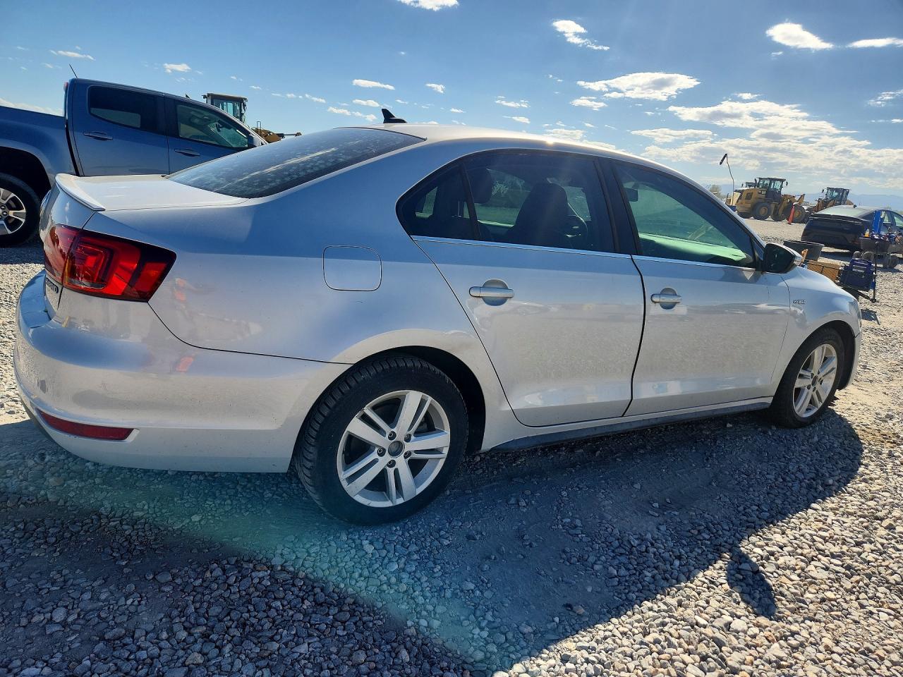 2013 Volkswagen Jetta Hybrid Серебряный vin: 3VW637AJ6DM231163