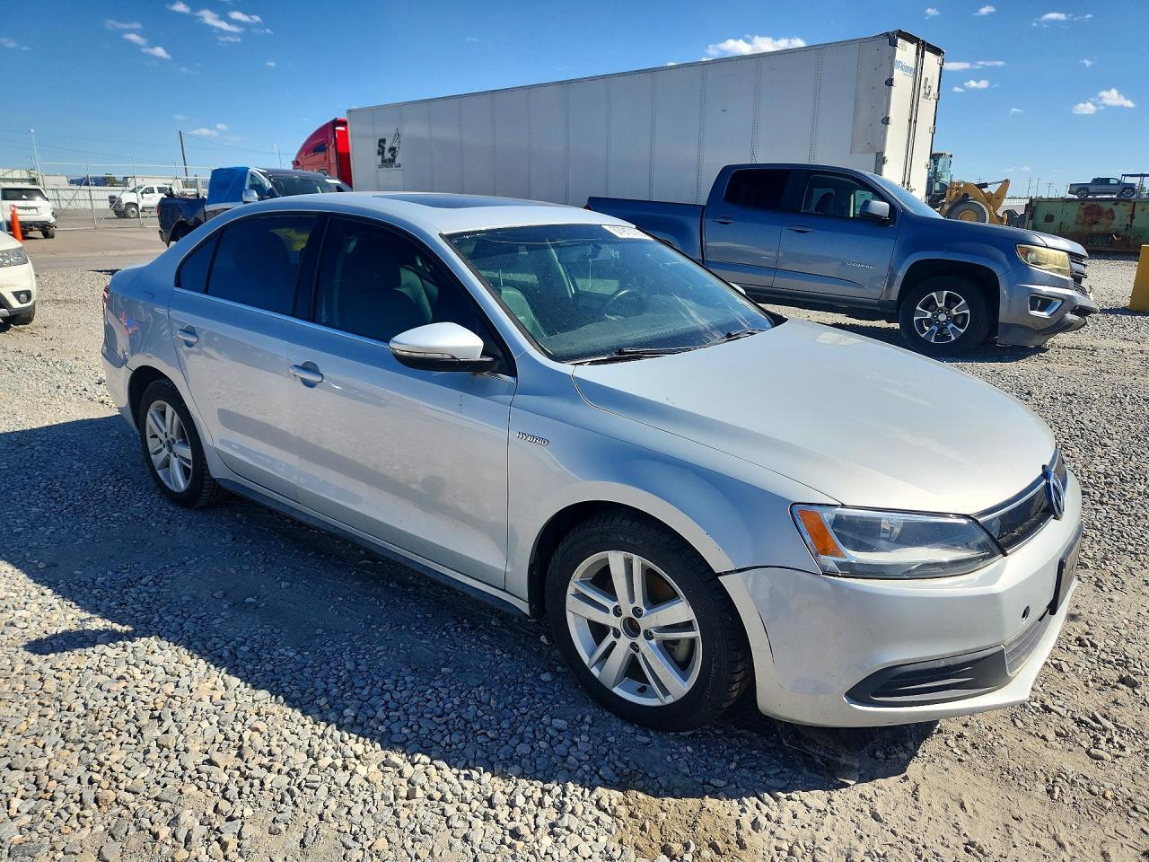 2013 Volkswagen Jetta Hybrid Серебряный vin: 3VW637AJ6DM231163