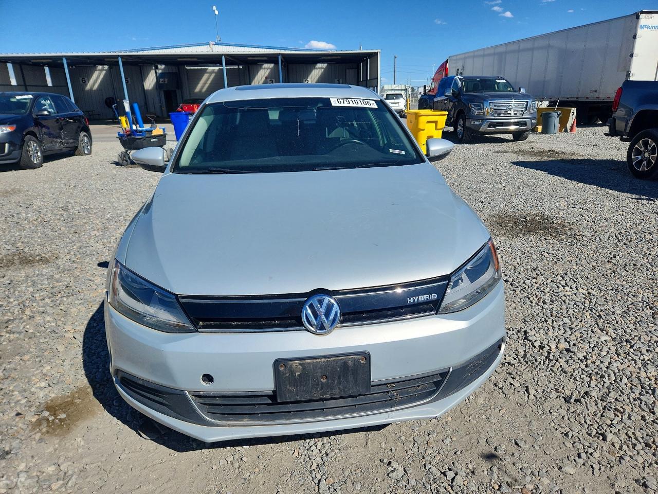 2013 Volkswagen Jetta Hybrid Серебряный vin: 3VW637AJ6DM231163